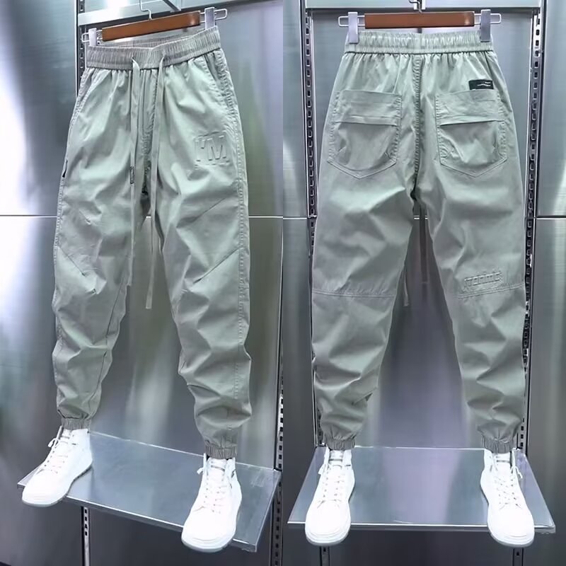 Winzsparks Men's Casual Sports Pants Sweatpants Male Jogger Cargo Harem Pencil Pants Trousers Multi-pocket Sweatwear 2025 New Cargo pants
