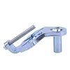2 Packs Chain Link Fence Gate Hinge 1-5/8in Chain Link Rust Resistant Easy To Install Galvanized Steel Gate Hinge for Farm Garden Backyard