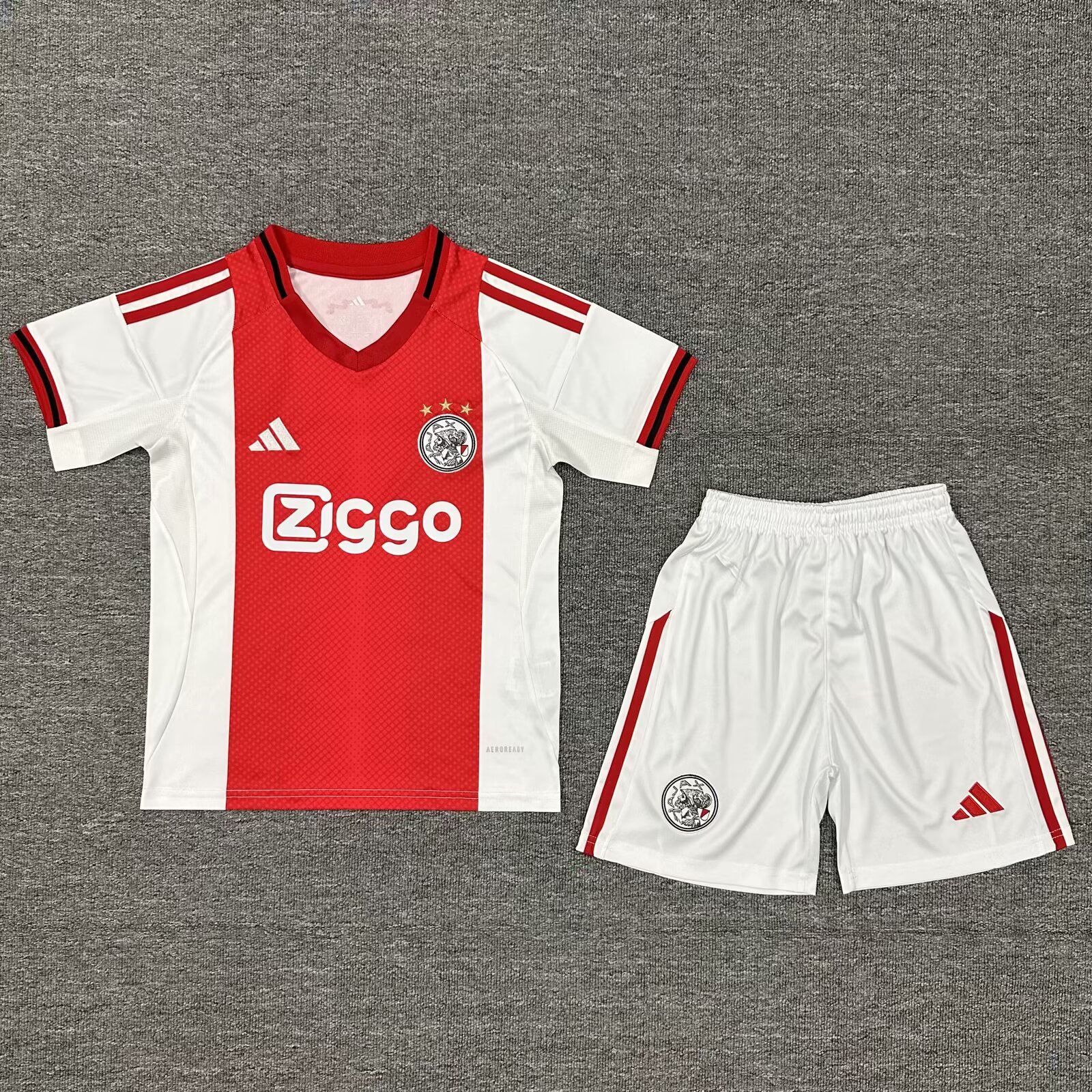 25/26 Ajax Home Kids Kit Football Jersey Thai Quality