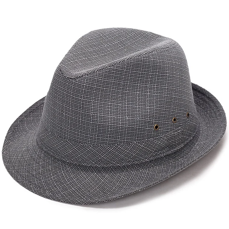 BrosWear Fashion Vintage British Style Flat Top Hat