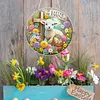 Thanksgiving-Ostern DIY 2D flache Acryl-Diamantmal-Kits 5D Diamantkunst-Fensteranh&auml;nger f&uuml;r Gartenwanddekorationen zu Hause