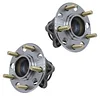 TRQ 2 Piece Rear Wheel Bearing & Hub Assembly Set with ABS Sensor Compatible with 2015-2019 Hyundai Sonata 2016-2021 Tucson 2019-2022 Veloster N 2017-2020 Kia Cadenza 2016-2020 Optima 2017-2021 Sport