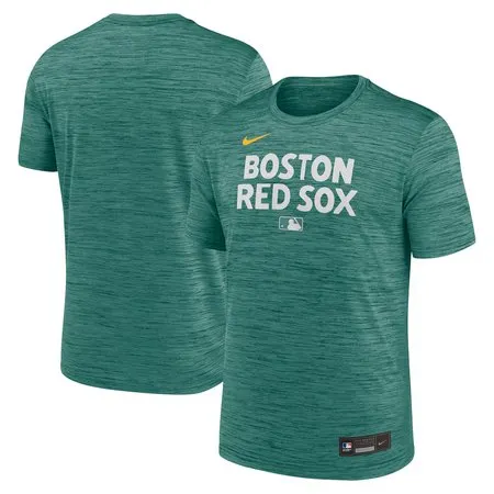 Men's Boston Red Sox Green 2025 City Connect Authentic Collection Velocity Performance T-Shirt