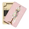 Wooden Needle Box Built-in Strong Magnet Needles Storage Holder with Lid Pin Organizer for Quilters Sewers Craft Supplies Gift