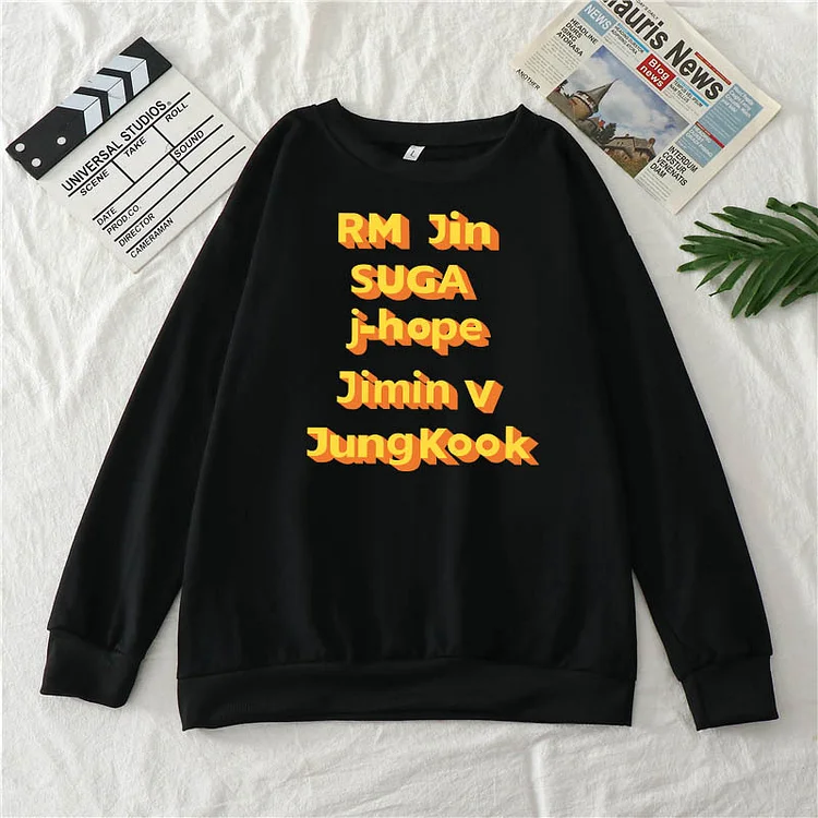 BTS Member's Creative Name Sweater