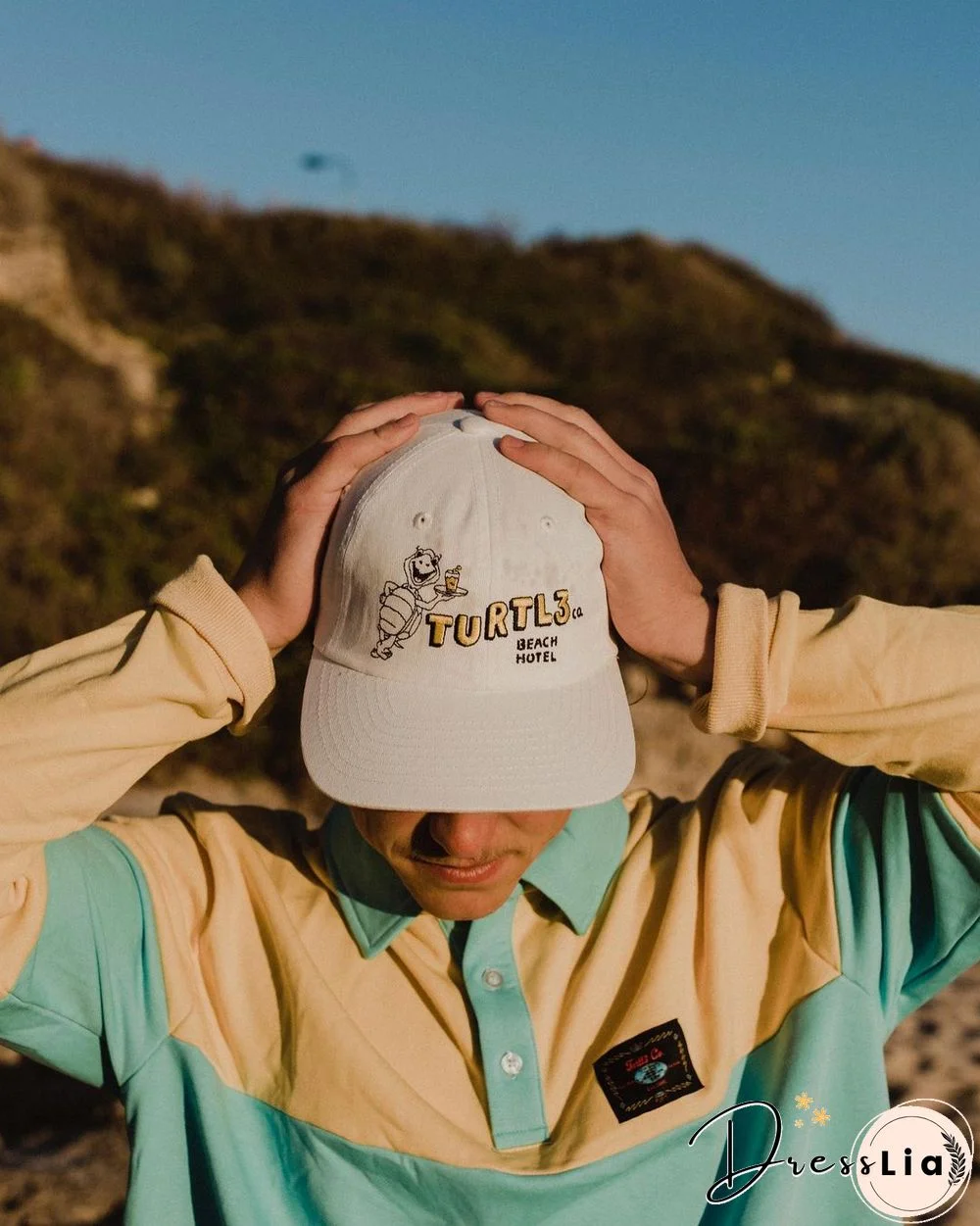 Mens Vintage Basic Long Sleeve Sweatshirt