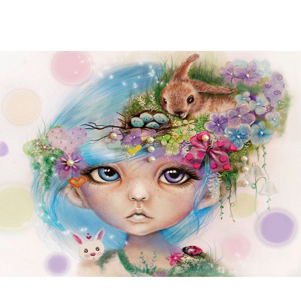 

Sweet Girl - Round Drill Diamond Painting - 40*30CM, 501 Original