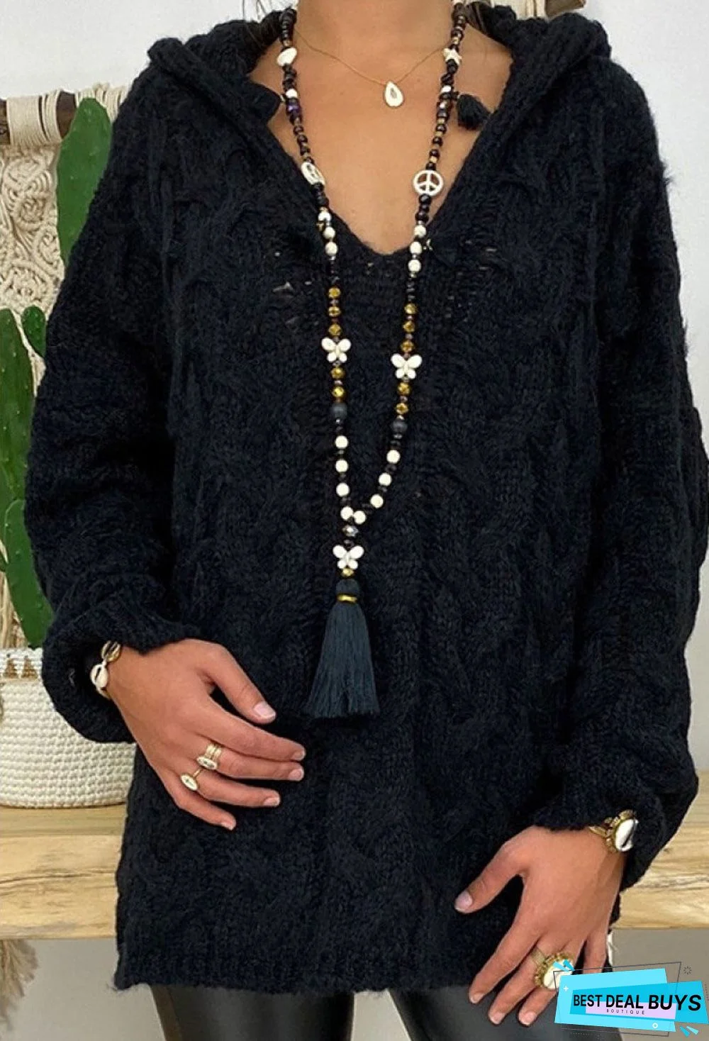 Monochrome Twisted Knitted Sweaters