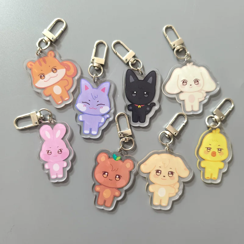 ATEEZ - TEEZ-MONキーホルダー♥️フルコンプset ATEEZ TEEZ-MON Acrylic Keychain