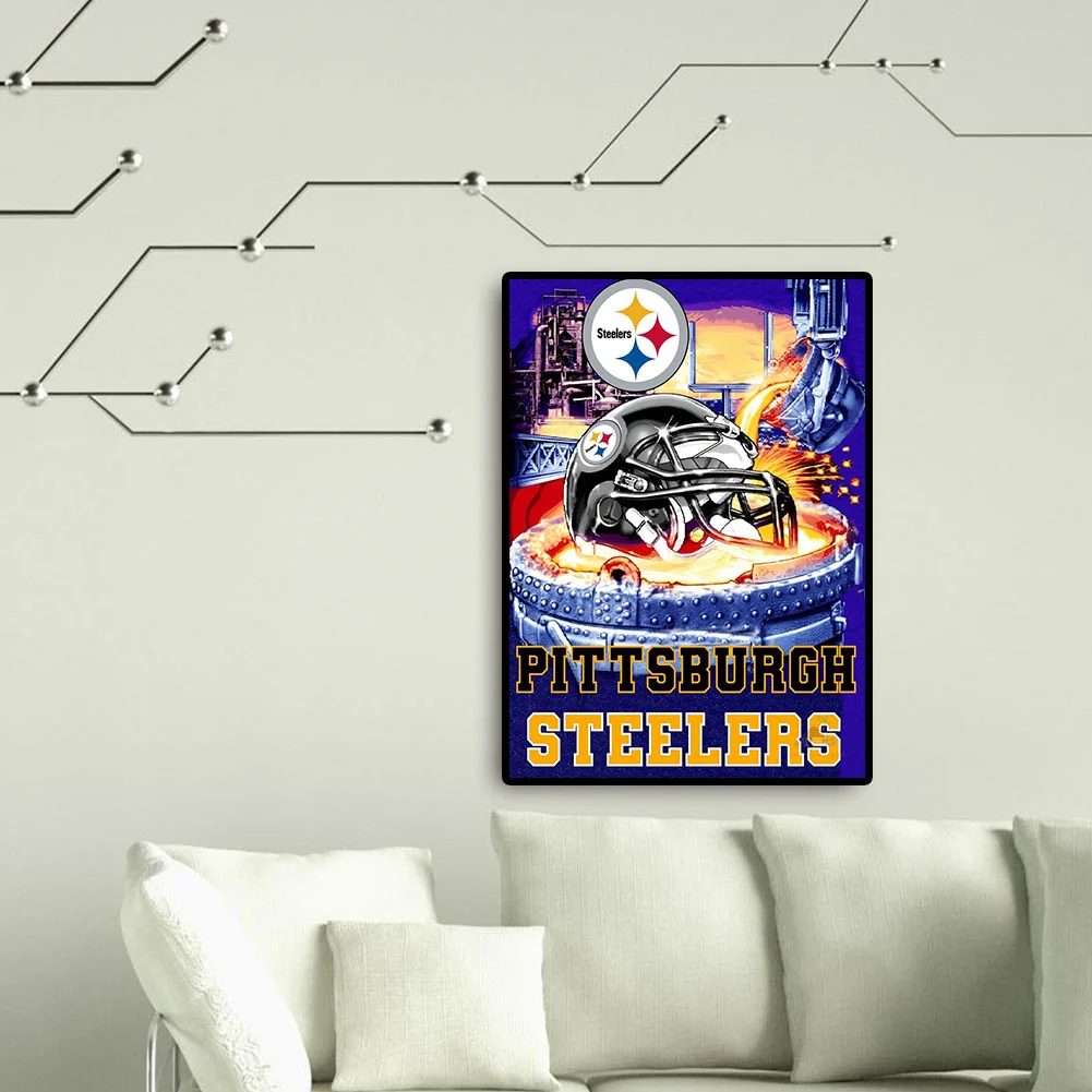 5D DIY Full Round Drill Diamond Painting NFL Abstract Home Decoration (sz2324)