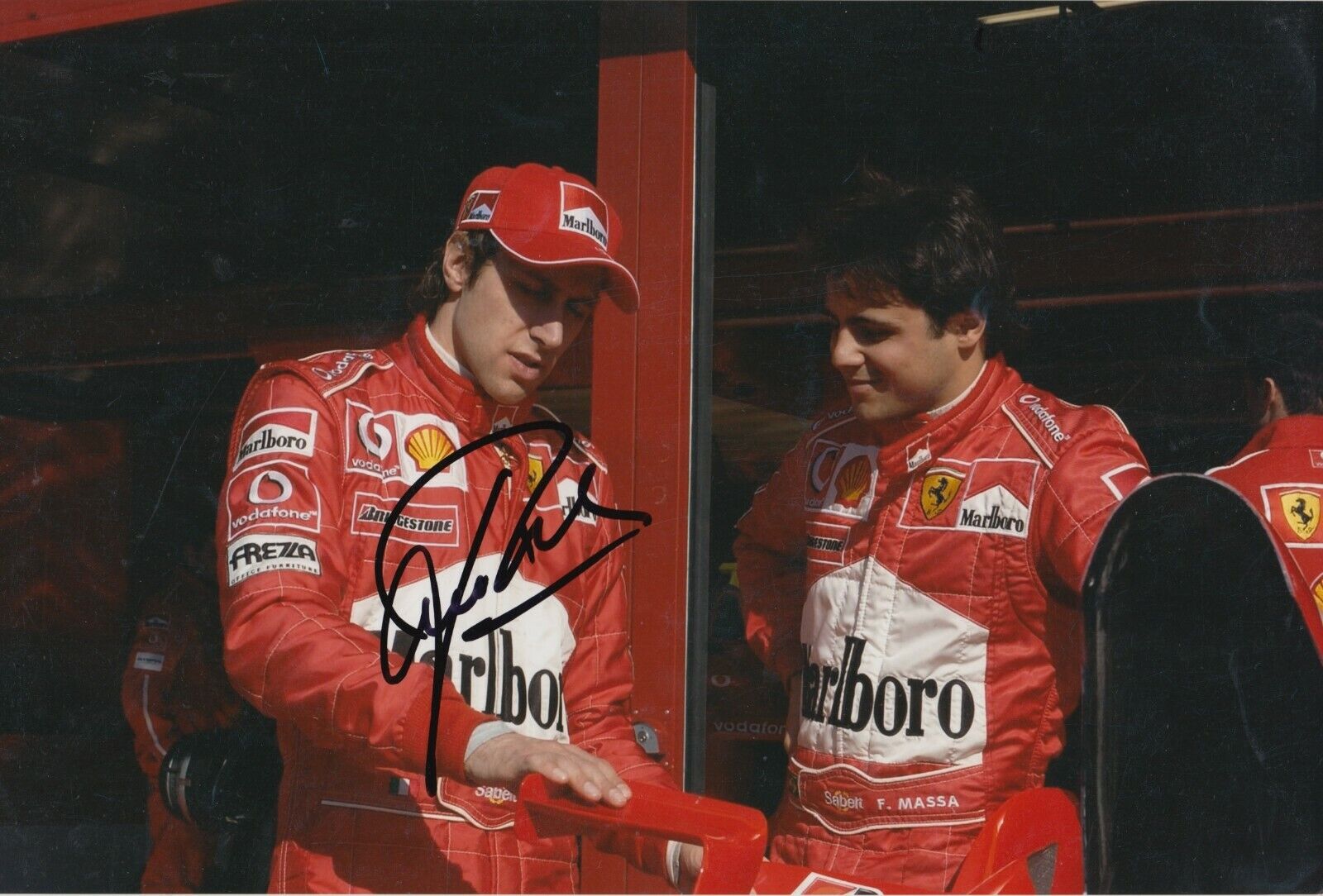 Luca Badoer Hand Signed 12x8 Photo Poster painting - F1 - Formula 1 Autograph.