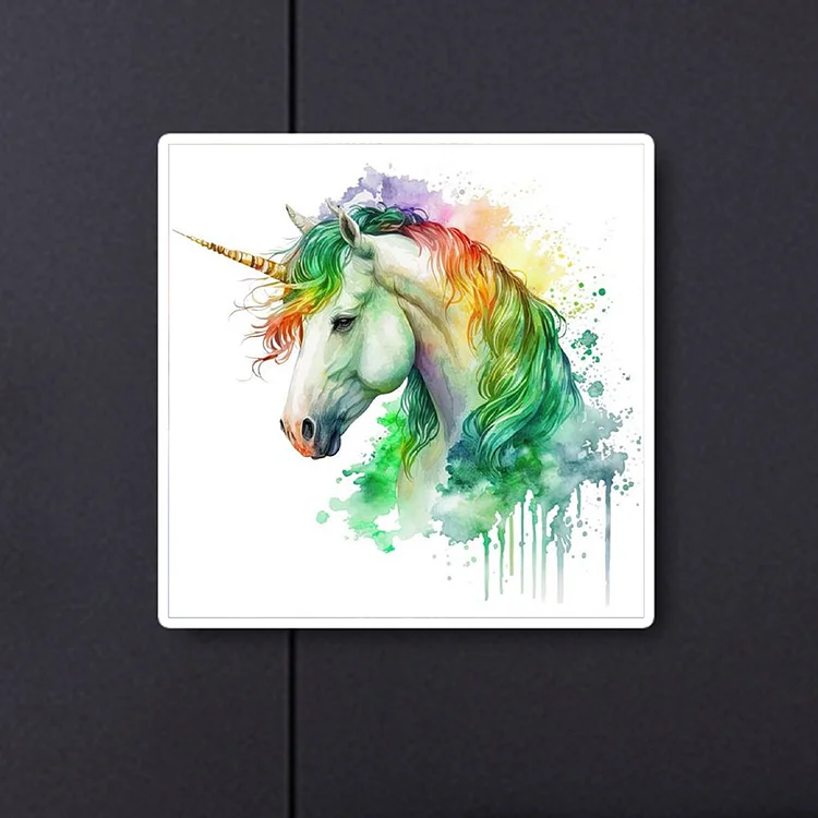 Princess & Unicorn Crystal Art Frame Kit - Canvas Kit 30 x 30cm | chicken