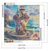 Seaside Teacup Castle-Full Round Diamond Painting 40*40CM
