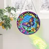 DIY Suncatcher Animal Flower Colorful Diamond Drawing Hanging Ornament (Butterfly)