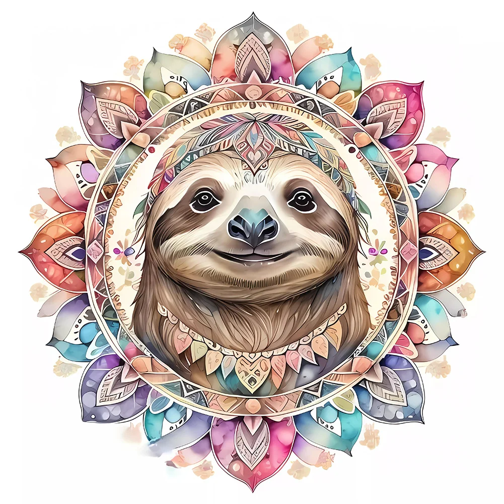 Diamond Painting - Full Square Drill - Sloth(Canvas|35*35cm)