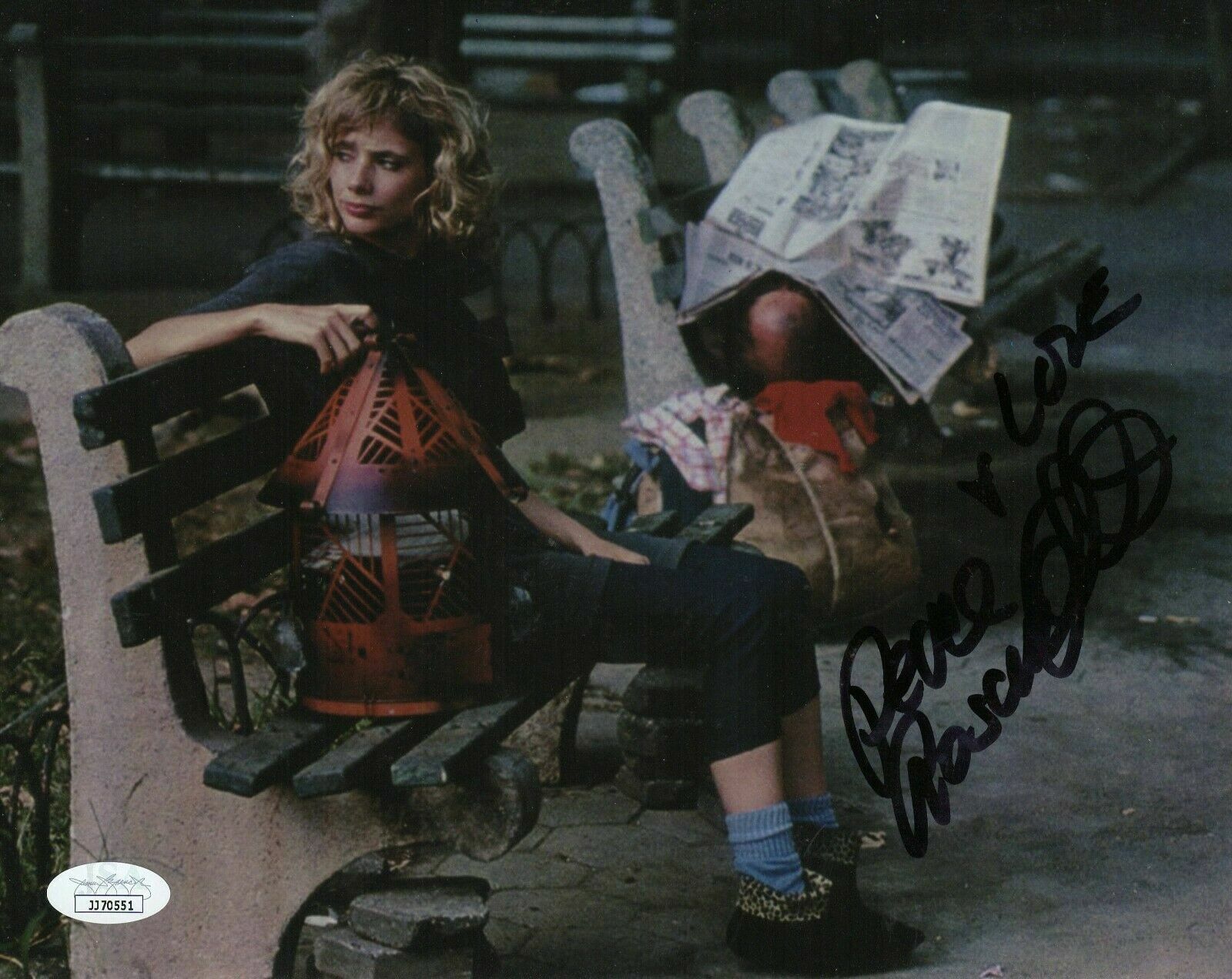 Rosanna Arquette signed Desperately Seeking Susan 8x10 autographed Photo Poster painting JSA