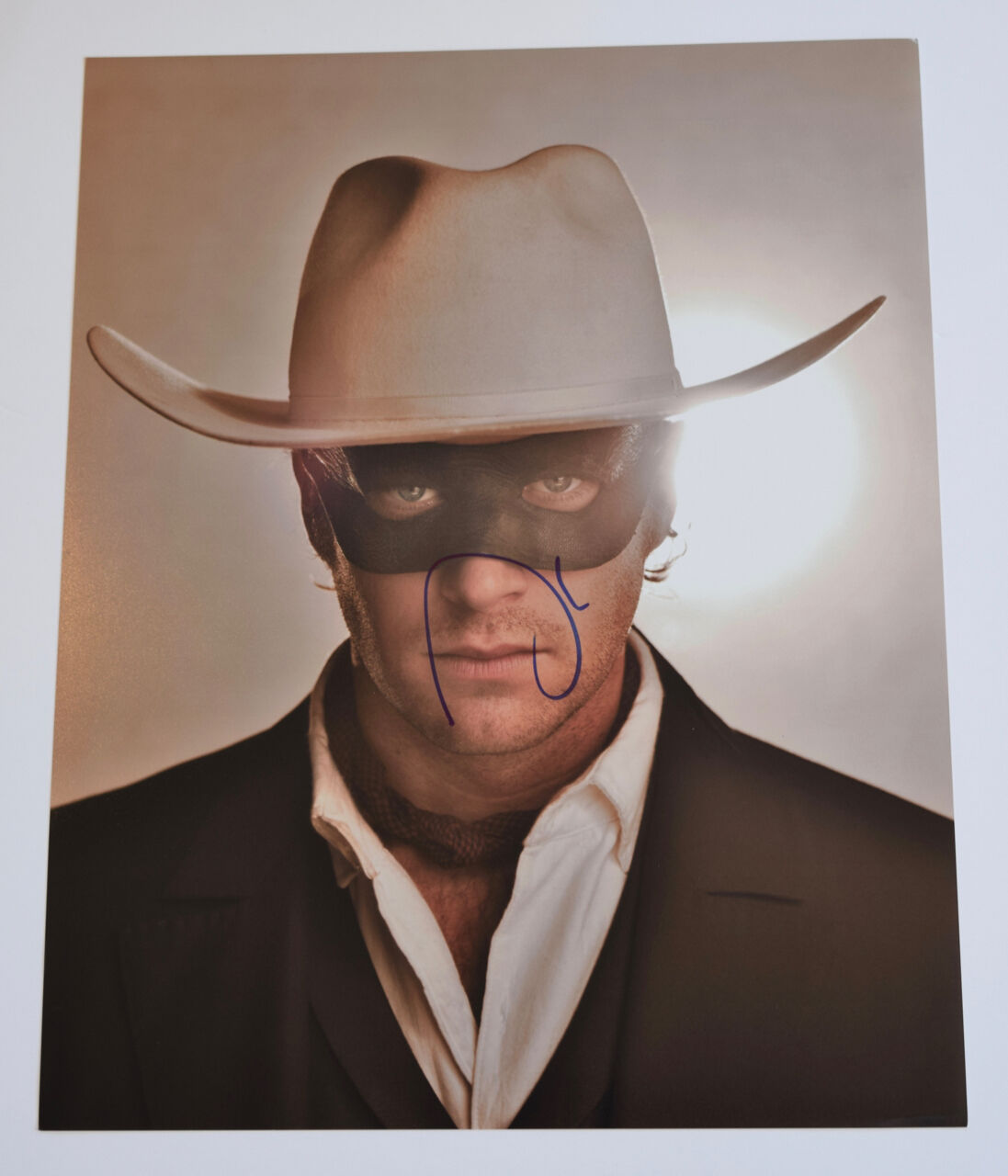 Armie Hammer Signed Autographed 11x14 Photo Poster painting The Lone Ranger COA