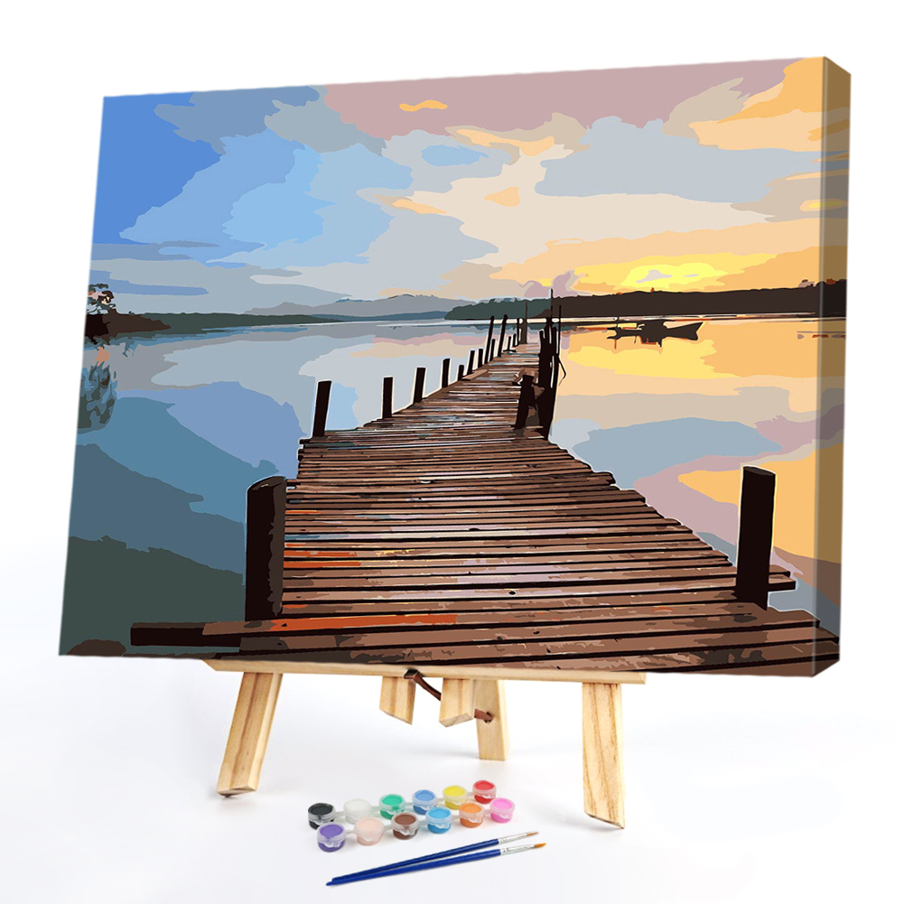 

40*50CM Paint By Numbers-Plank Road, 501 Original