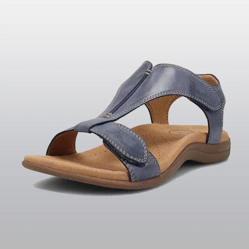 Sursell Shoes Women's Arch Support Flat Sandals
