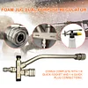 Dual Valve Foam Cannon Dual Spray Gun Stainless Steel Foam Generator Accessories