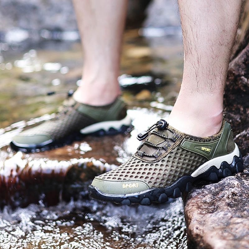Men's Drawstring Design Creek Shoes
