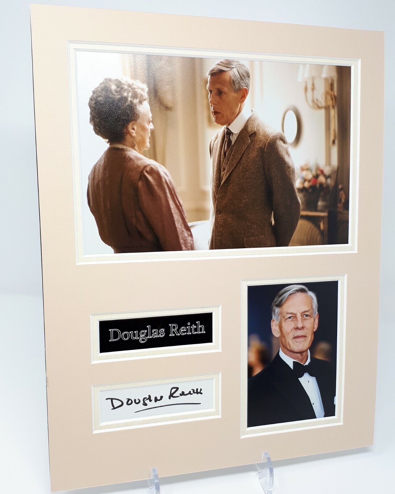 Douglas REITH Signed Mounted Photo Poster painting Display AFTAL COA Downton Abbey