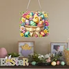 Diamond Painting Acrylic Single Side Drill Easter Chicken Egg Pendant Charms Kits for Adults Home Window Decor