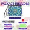 Diamond Painting Mandala Single Side PU Cosmetic Bag Ladies Clutch