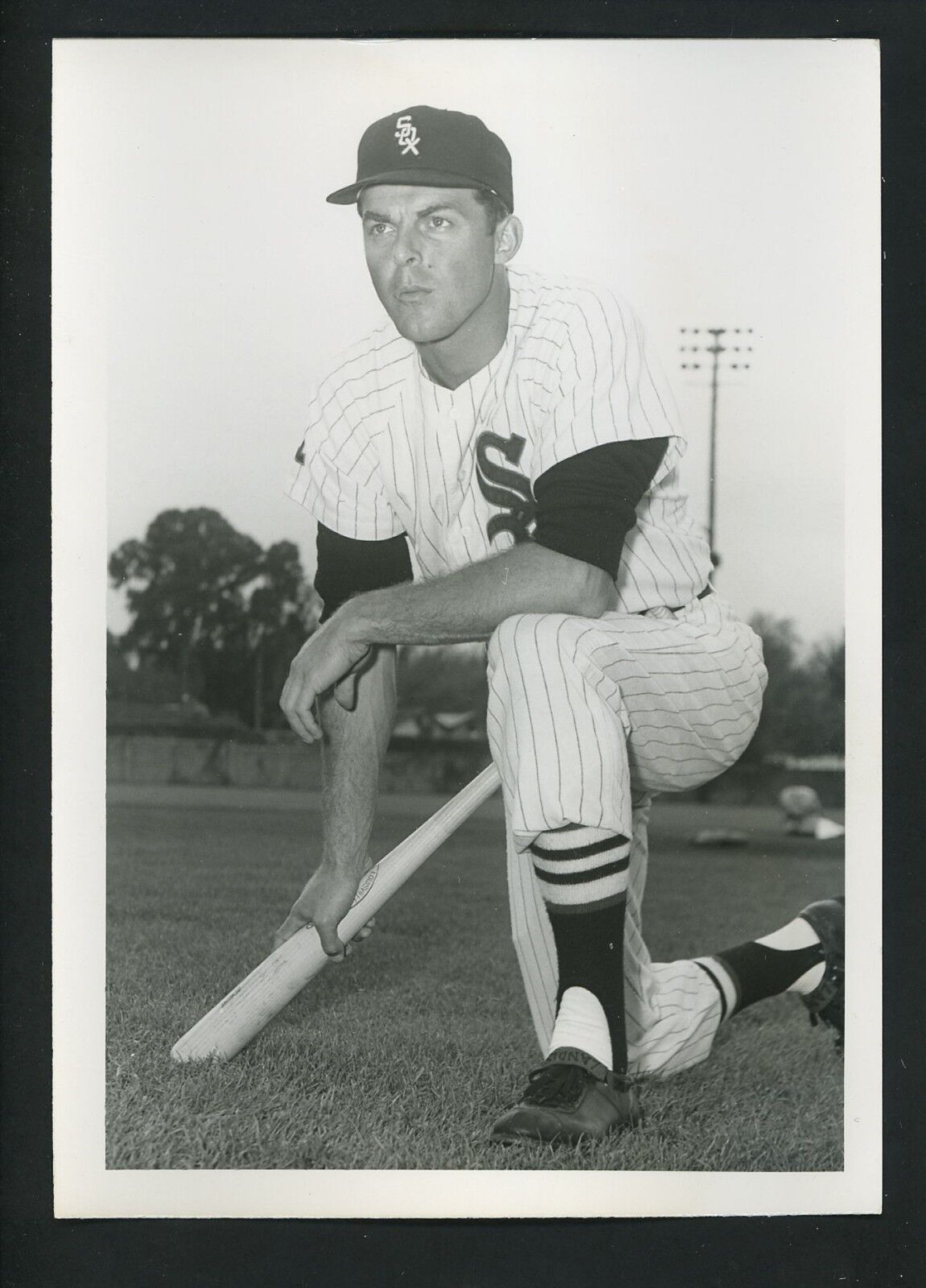 Jim Landis circa 1960 Press Wire Photo Poster painting by Don Wingfield Chicago White Sox