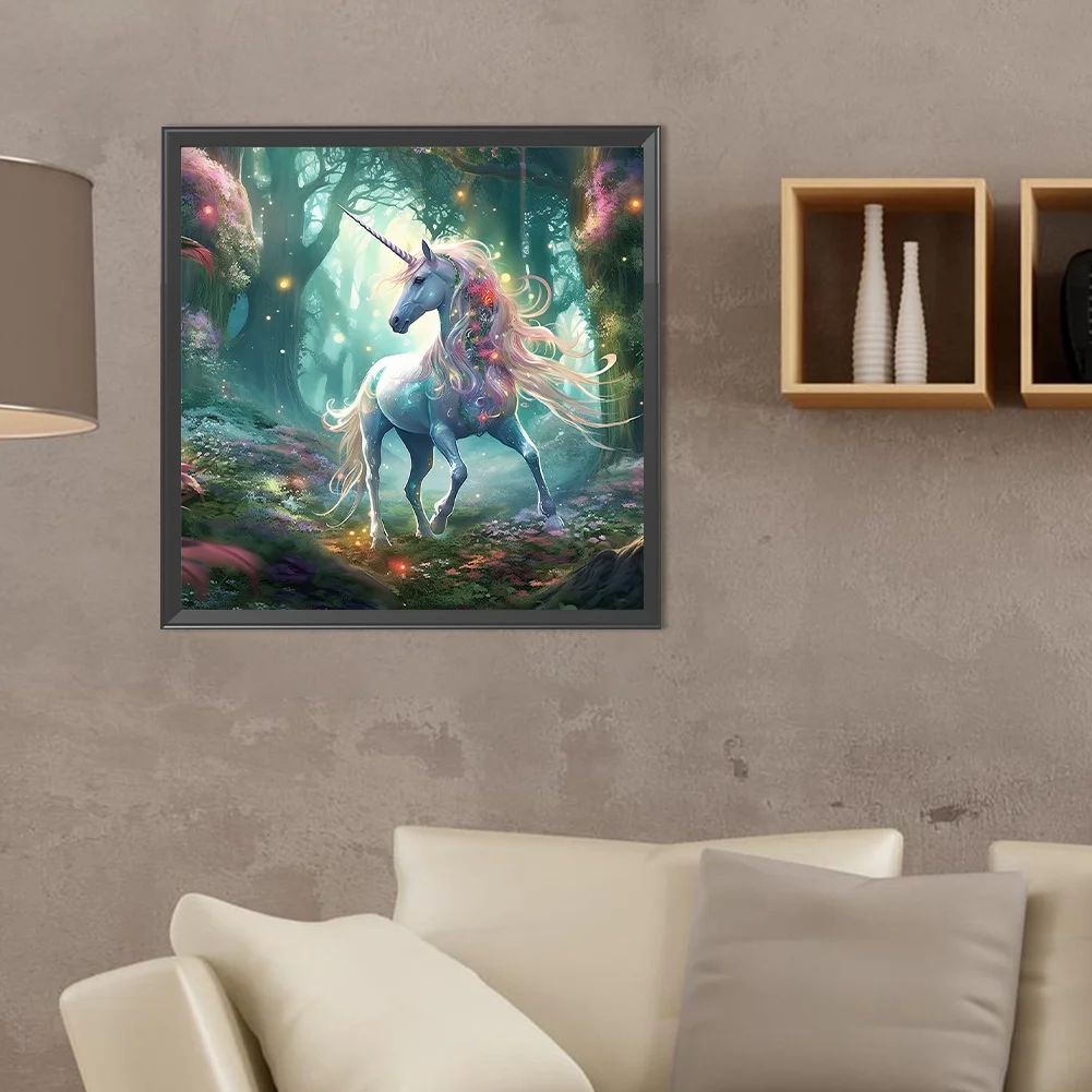 Diamond Painting - Full Round Drill - Unicorn(Canvas|40*40cm)