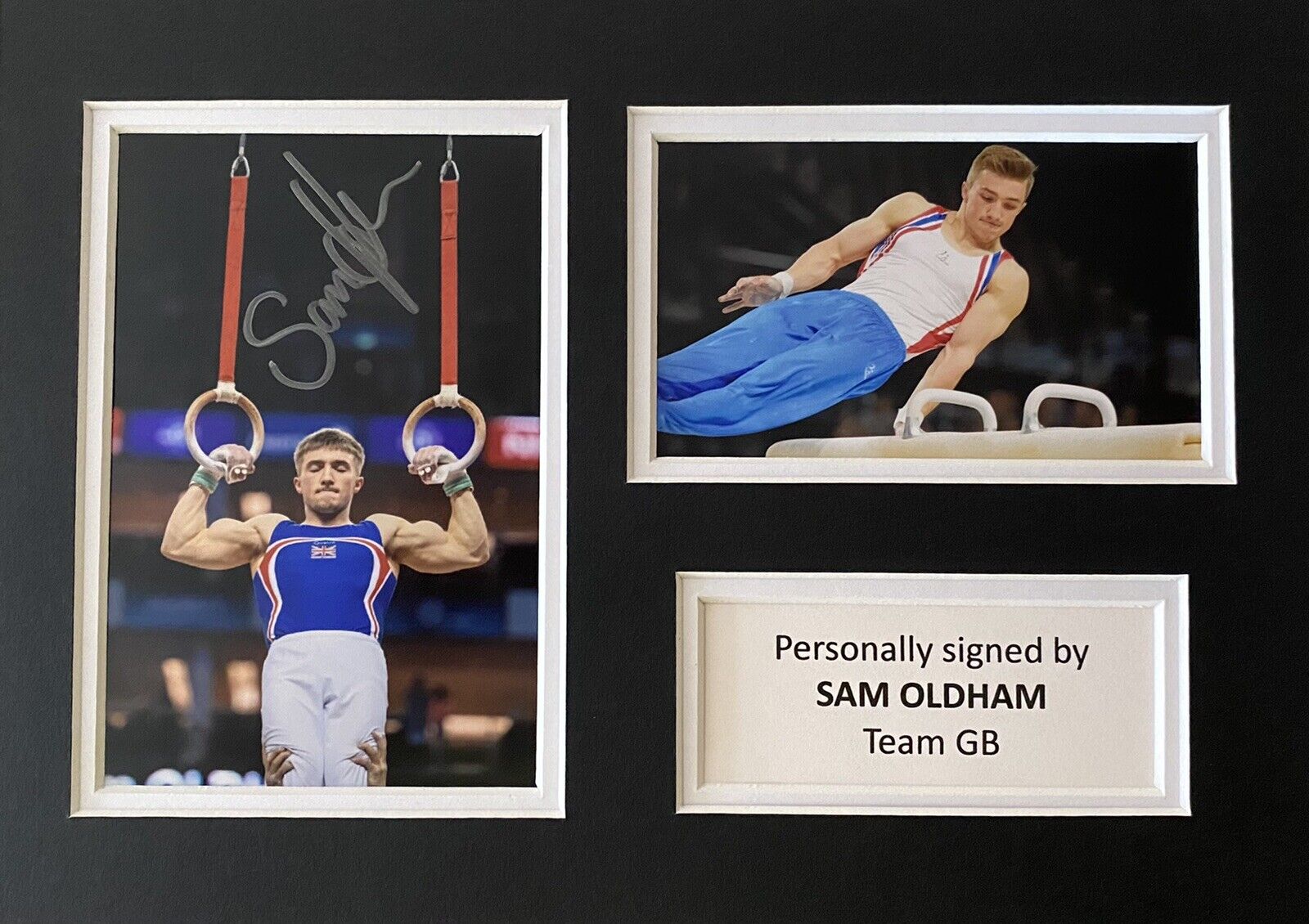 Sam Oldham Hand Signed Photo Poster painting In A4 Mount Display - Olympics - Team GB 2