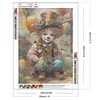 Clown-Full carré diamant peinture-30 * 40cm