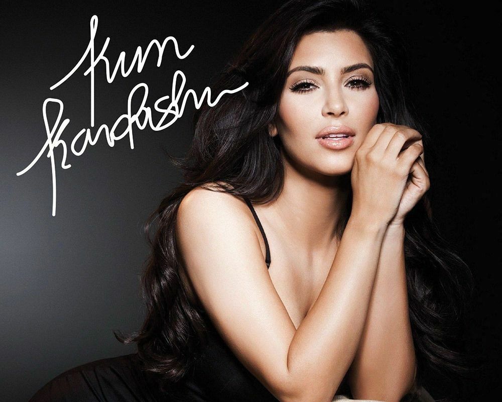 Kim Kardashian Autograph Signed Photo Poster painting Print