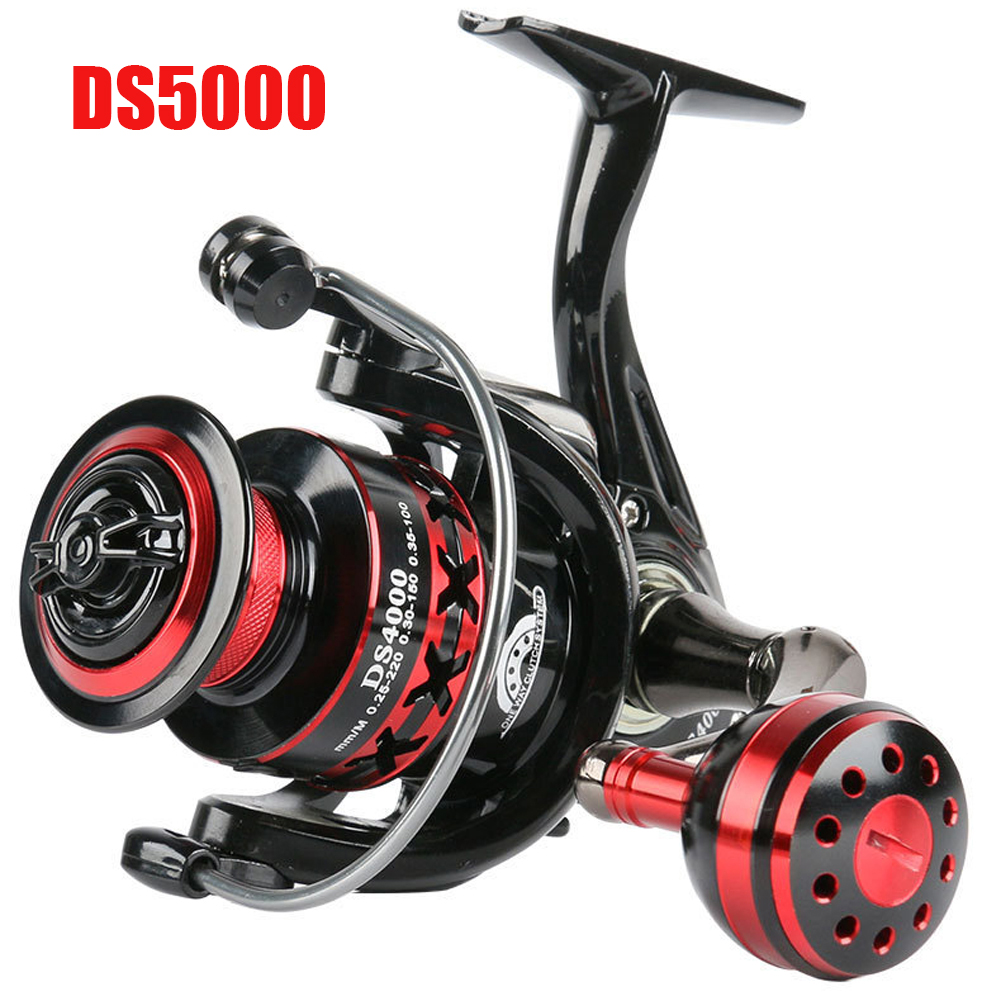 

Metal Spinning Fishing Reel 5:0:1 Speed 2+1BB Saltwater Pesca Fishing Wheel, Ds5000, 501 Original
