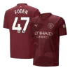 FODEN #47 Manchester City Third Away Soccer Jersey 2024/25
