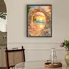 Diamond Painting -DIY Round Drill Sunset Coral Coast Arch