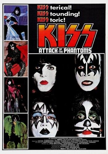 KISS POSTER - ATTACK OF THE PHANTOMS - Photo Poster painting QUALITY INSERT -  POST!