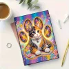  Cat 5D DIY Diamond Art Painting Notebook Kit 50 Pages A5 Rhinestone Art Painting Notebook Kit for Adults Beginners Holiday Birthday Gift
