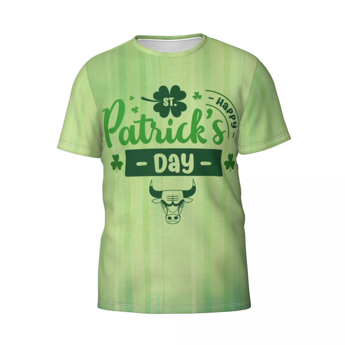 Chicago Bulls Happy Patrick's Day Quote Short-Sleeve Men's T-Shirt