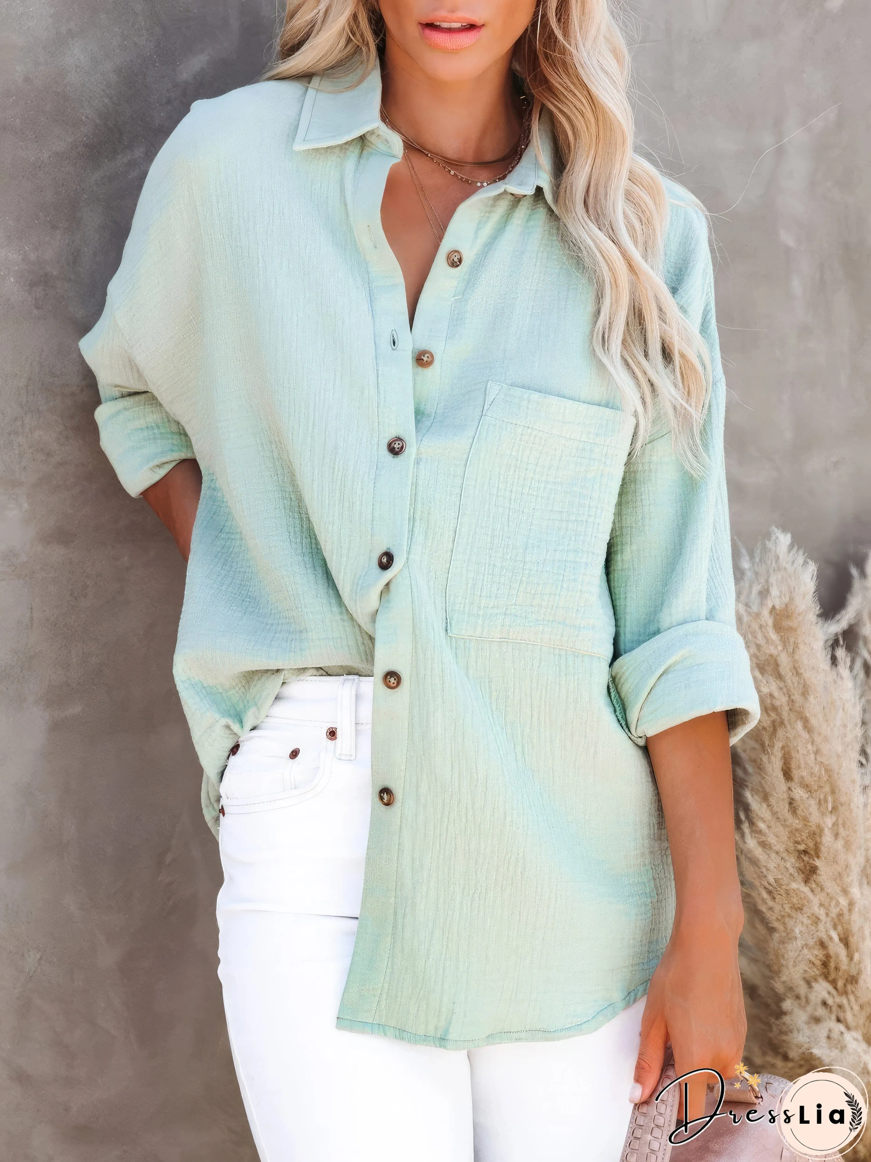 Checkered Long Sleeve Shirt