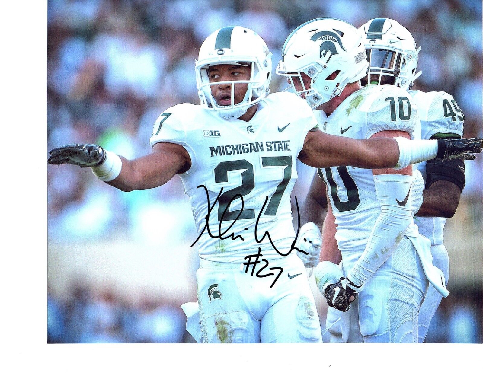 Khari Willis signed autographed 8x10 Photo Poster painting Michigan State Spartans football c