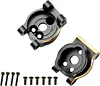 AMK Brass Axle Case Rear Diff Housing, LCG Brass Counter Weight Axle Housing for 1/10 RC Crawler Car TRX4 TRX6 Upgrade Parts