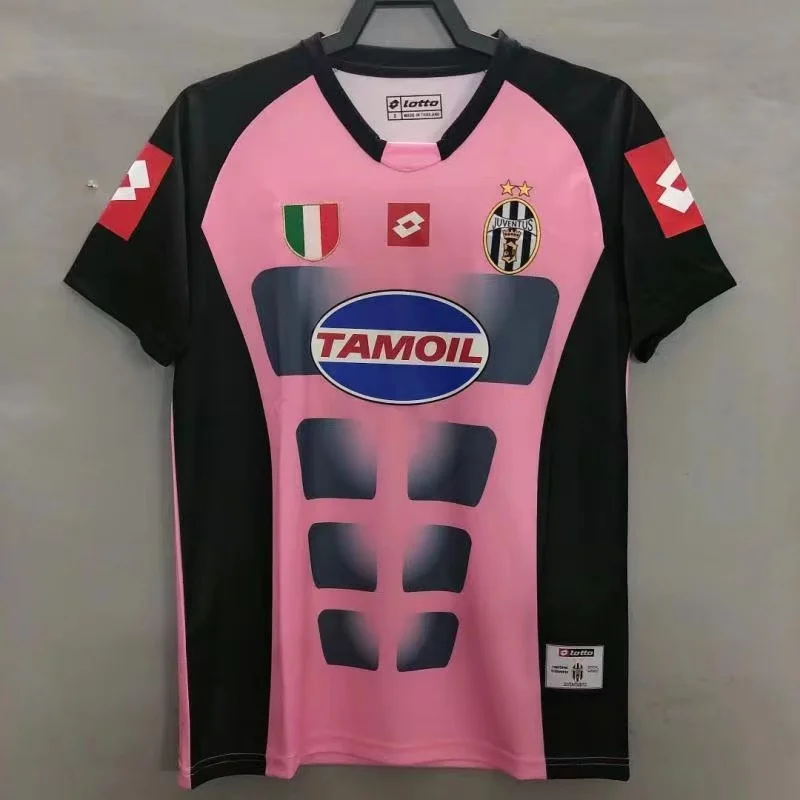 2002/2003 Retro Juventus Pink Soccer Jersey