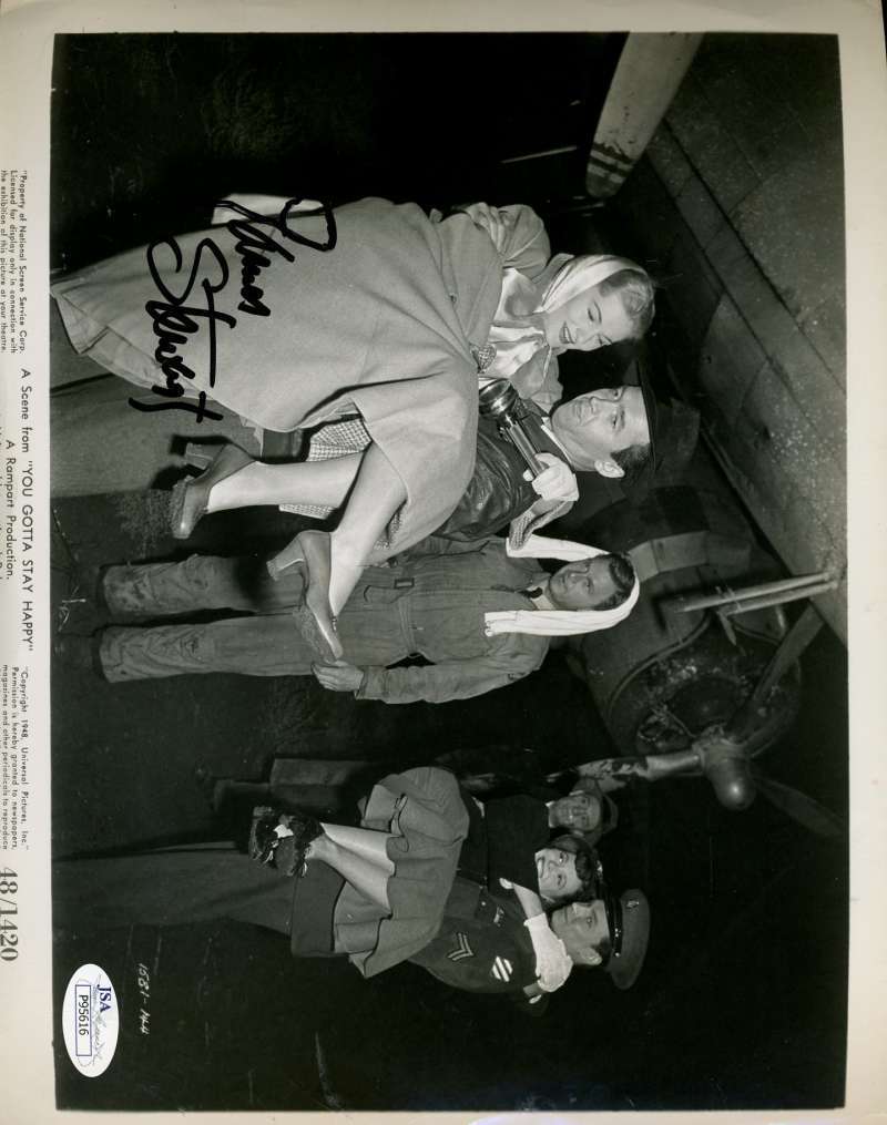 Jimmy James Stewart You Gotta Stay Happy Jsa Hand Signed 8x10 Photo Poster painting Autograph