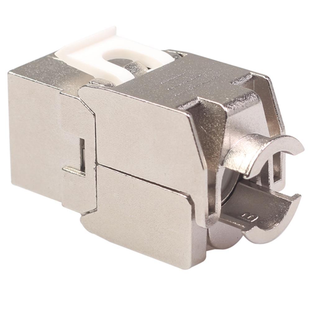 

Network RJ45 Trapezoid Cat6 Shielded FTP Zinc Alloy Socket Module Connector, 501 Original