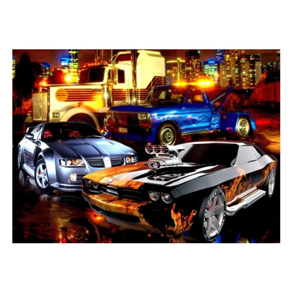 Diamond Painting - Full Round Drill - Cars(40*30cm)