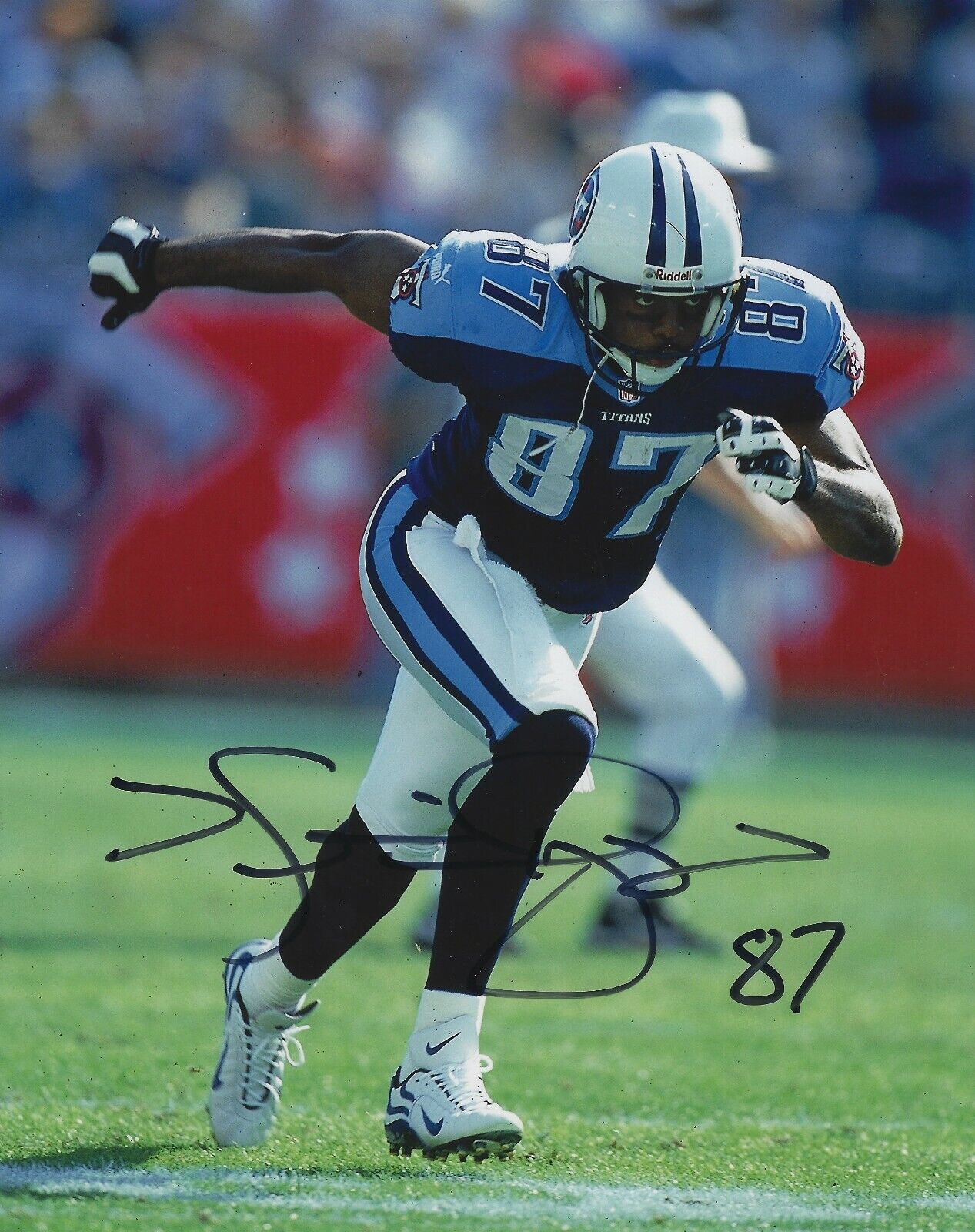 Autographed KEVIN DYSON Tennessee Titans 8x10 Photo Poster painting - w/COA