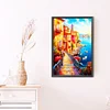 (40*60cm)Seaside Town - Full Round Drill Diamond Painting