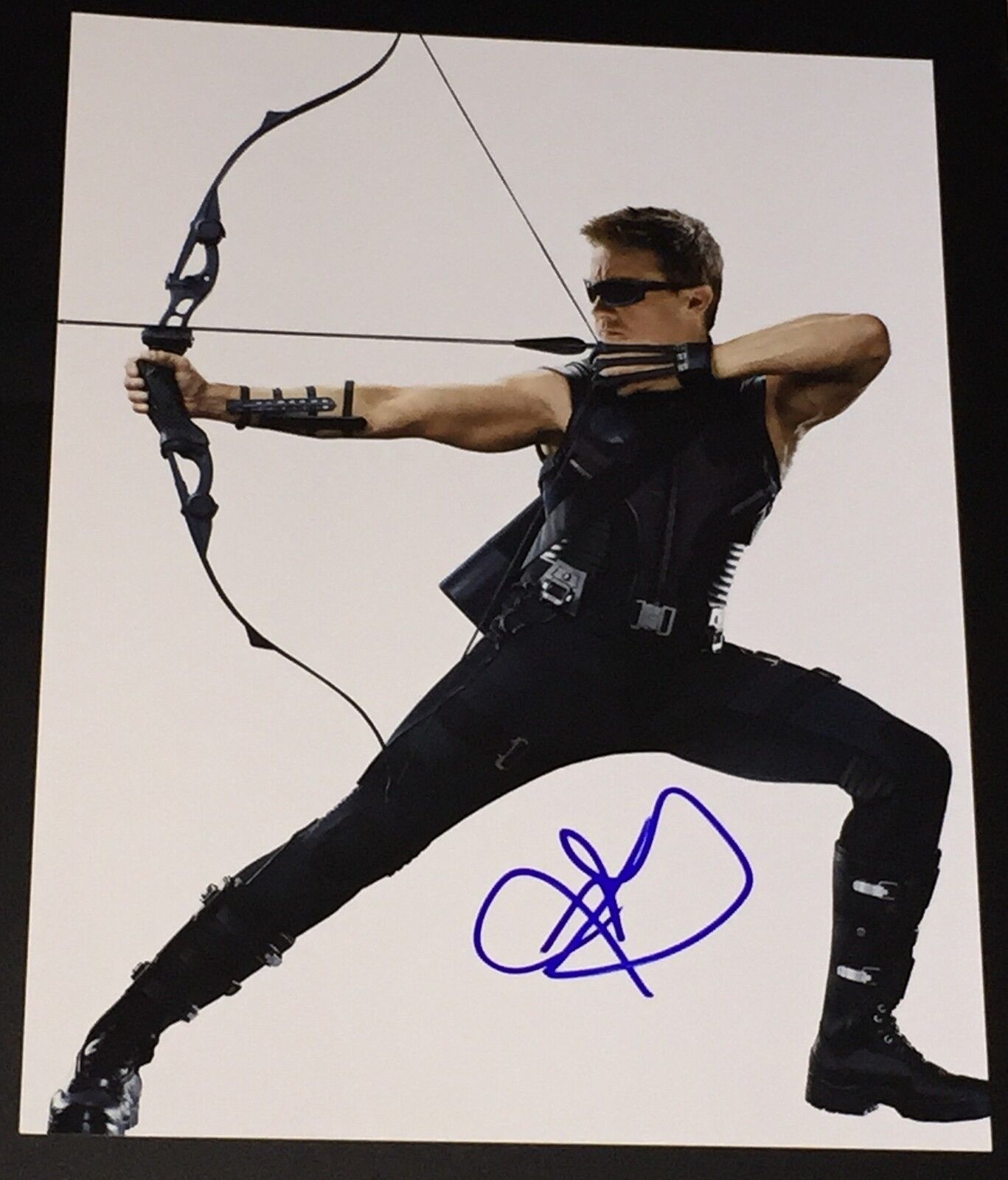 JEREMY RENNER SIGNED AUTOGRAPH AVENGERS 2 AGE OF ULTRON