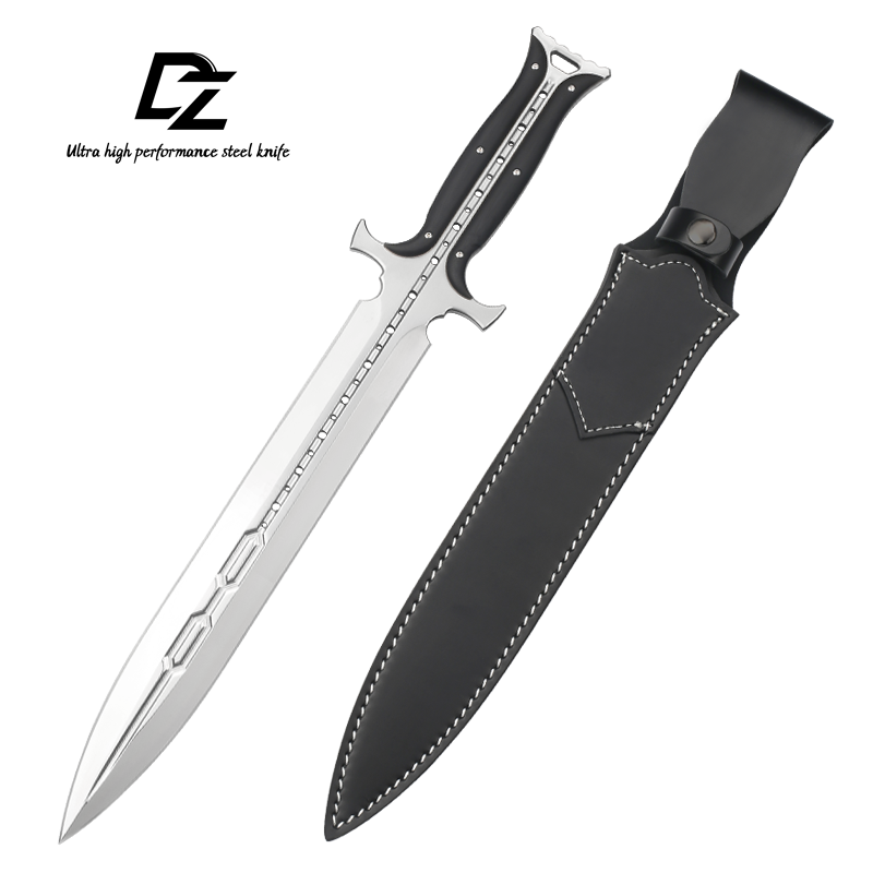 G10 Professional Hunting Knife Camping Kitchen Multi-Purpose Knife Outdoor Hunting and Wilderness Safety